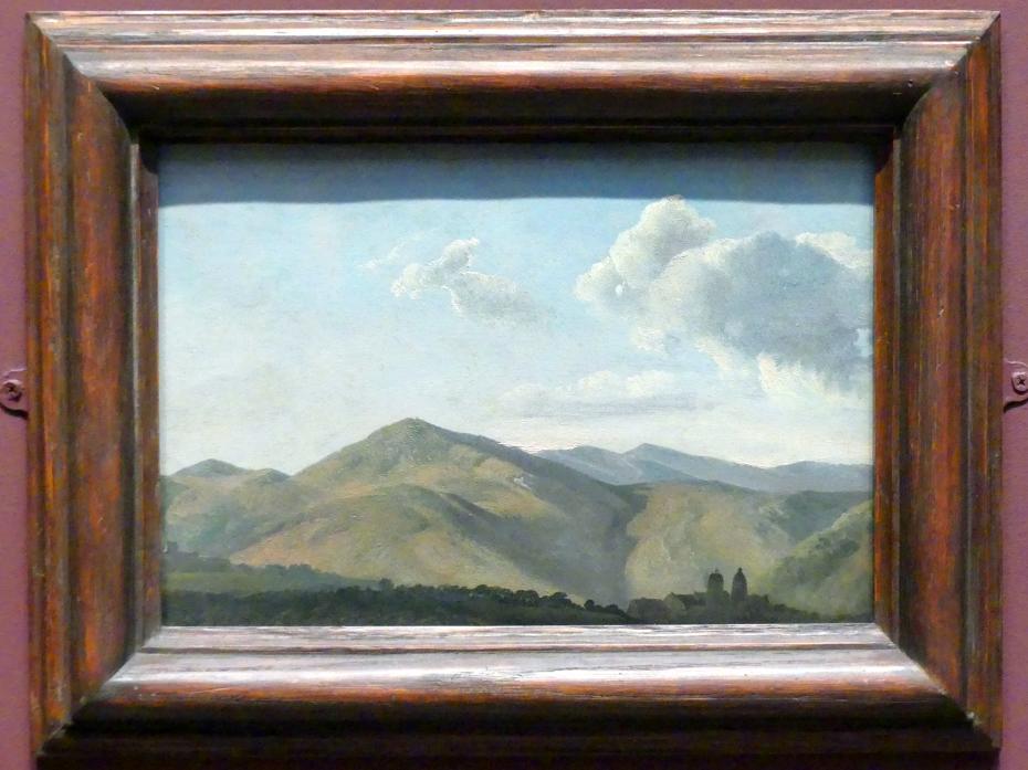 Simon Denis (1787–1800), Gebirgslandschaft bei Vicovaro, New York, Metropolitan Museum of Art (Met), Saal 805, um 1786–1797
