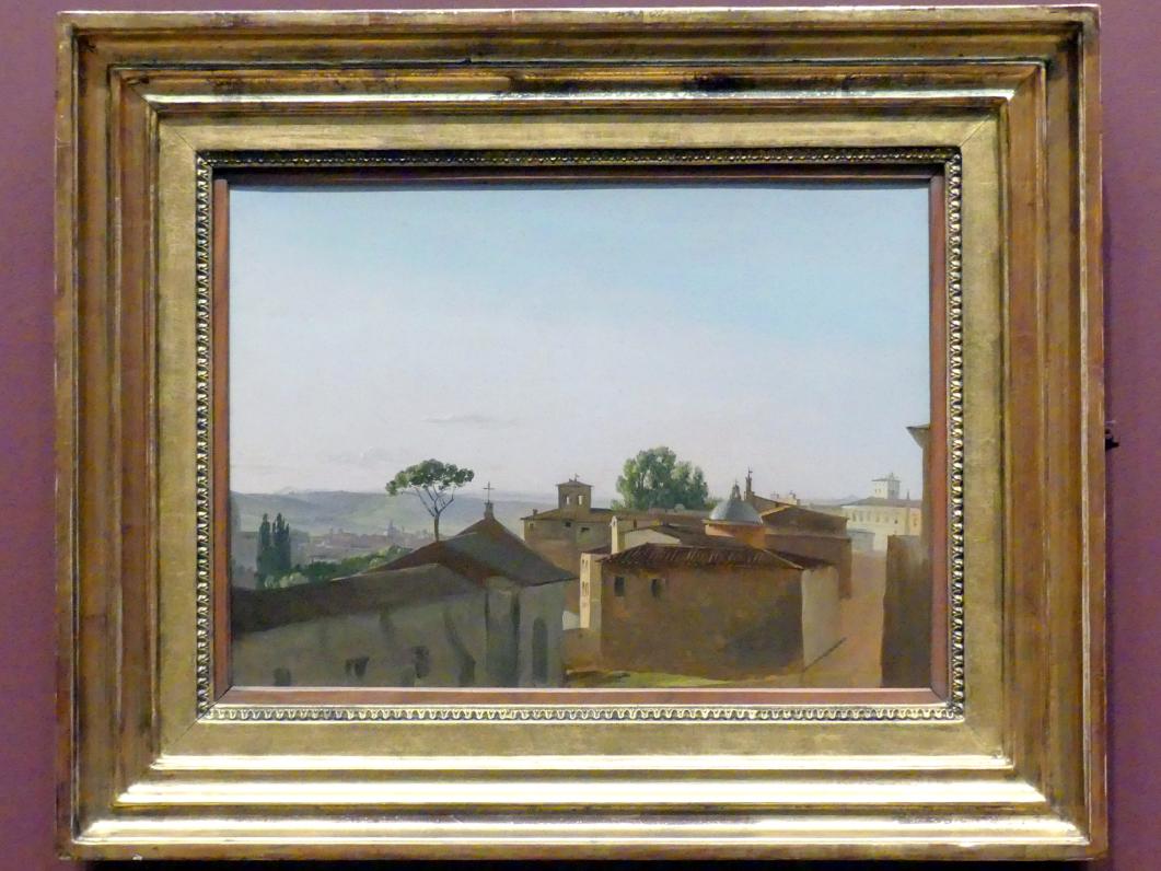 Simon Denis (1787–1800), Blick auf den Quirinal, Rom, New York, Metropolitan Museum of Art (Met), Saal 805, 1800