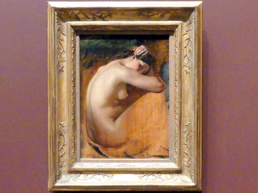 Henri Lehmann (Karl Rudolph Heinrich Lehmann) (1840), Weibliche Aktstudie, New York, Metropolitan Museum of Art (Met), Saal 806, 1840, Bild 1/2
