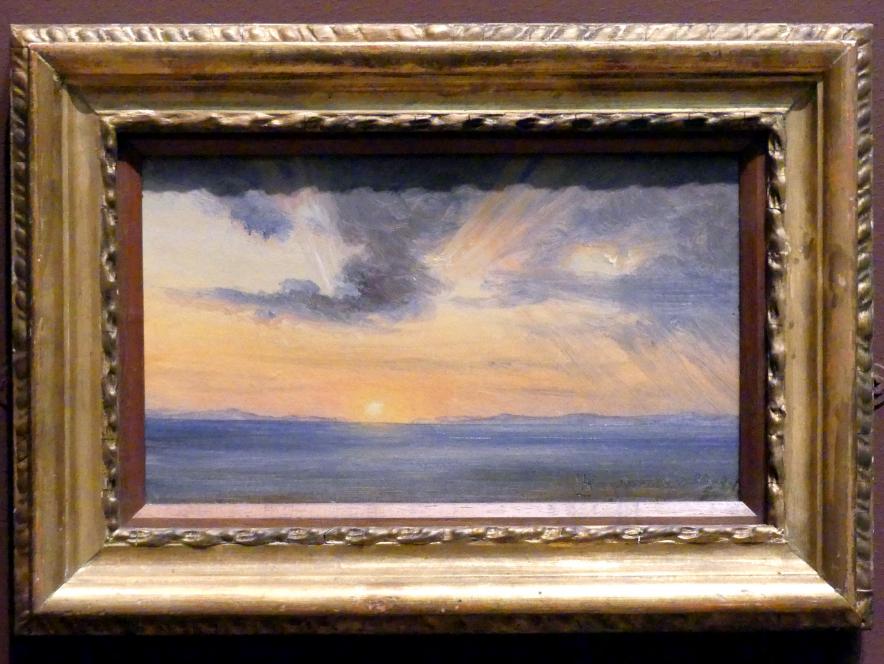 Thomas Fearnley (1833–1837), Sonnenuntergang, Sorrent, New York, Metropolitan Museum of Art (Met), Saal 806, 1834, Bild 1/2