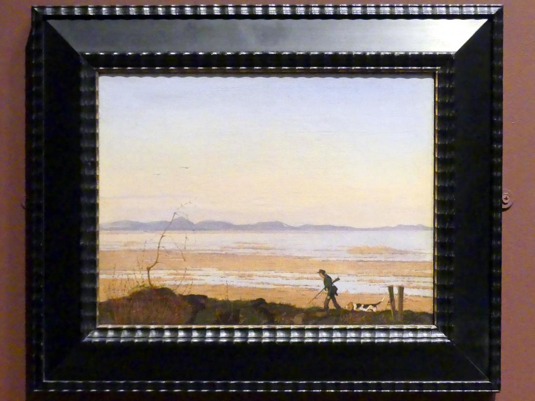 Johan Thomas Lundbye (1837–1839), Eines Abends am See Arresø, New York, Metropolitan Museum of Art (Met), Saal 807, um 1837, Bild 1/2