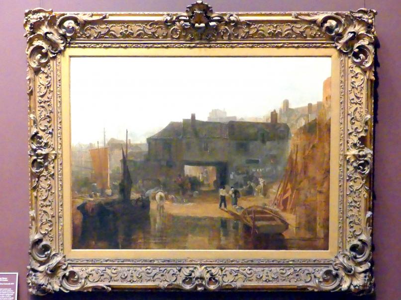 William Turner (Joseph Mallord William Turner) (1801–1845), Saltash mit der Wasserfähre, Cornwall, New York, Metropolitan Museum of Art (Met), Saal 808, 1811, Bild 1/2