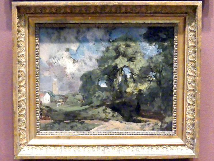 John Constable (1804–1837), Stoke-by-Nayland, New York, Metropolitan Museum of Art (Met), Saal 808, um 1810–1811, Bild 1/2