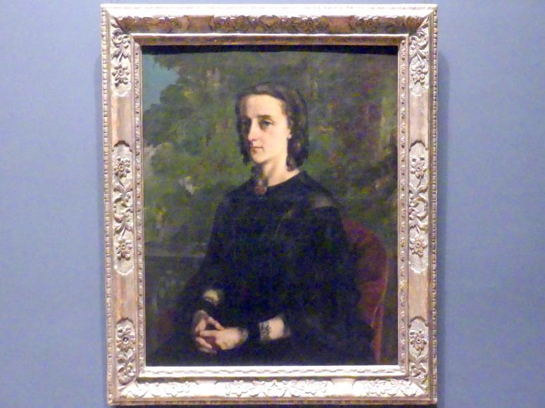 Gustave Courbet (1849–1874), Madame Frederic Breyer (Fanny Hélène Van Bruyssel, 1830-1894), New York, Metropolitan Museum of Art (Met), Saal 809, 1858, Bild 1/2