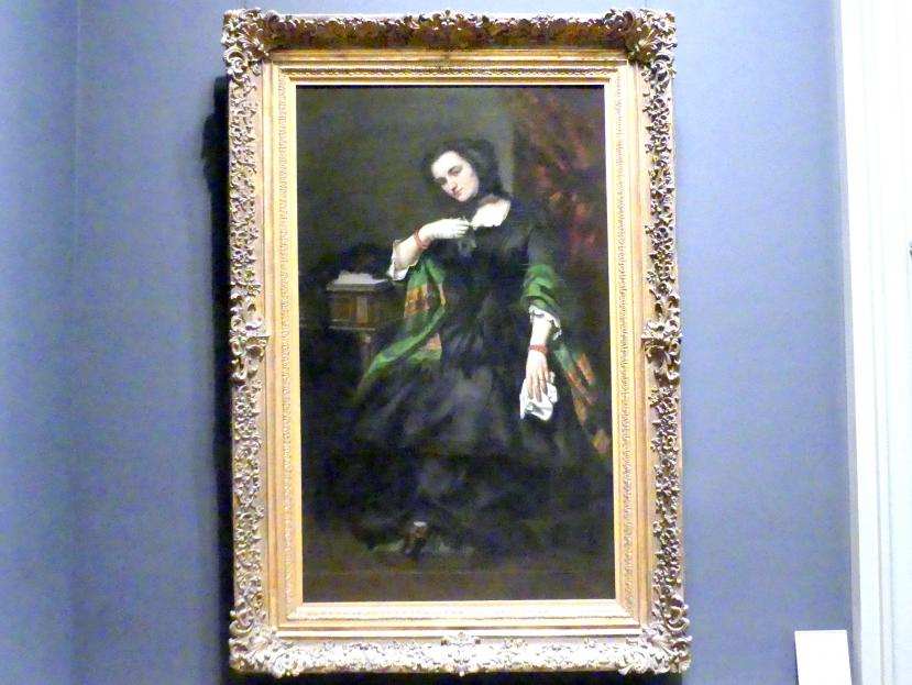 Gustave Courbet (1849–1874), Madame Auguste Cuoq (Mathilde Desportes, 1827-1910), New York, Metropolitan Museum of Art (Met), Saal 809, um 1852–1857