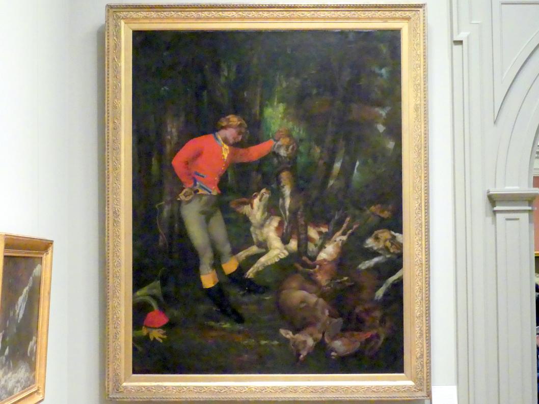 Gustave Courbet (1849–1874), Nach der Jagd, New York, Metropolitan Museum of Art (Met), Saal 811, um 1859, Bild 1/2