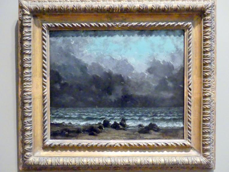 Gustave Courbet (1849–1874), Das Meer, New York, Metropolitan Museum of Art (Met), Saal 812, nach 1865, Bild 1/2