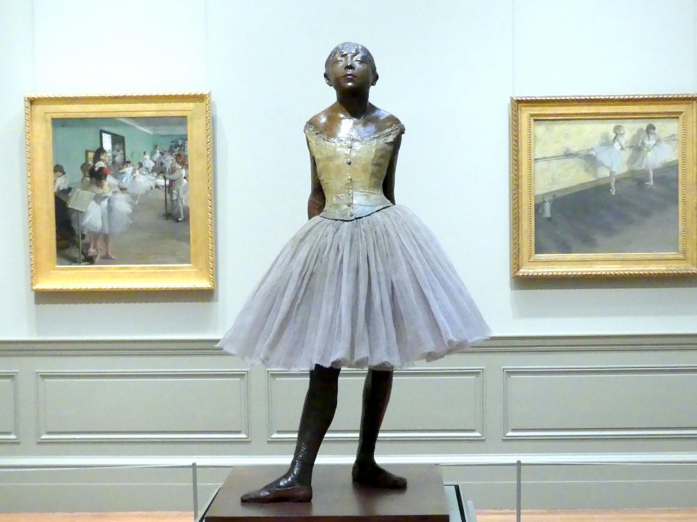 Edgar Degas (1855–1909), Kleine vierzehnjährige Tänzerin, New York, Metropolitan Museum of Art (Met), Saal 815, um 1880, Bild 1/9