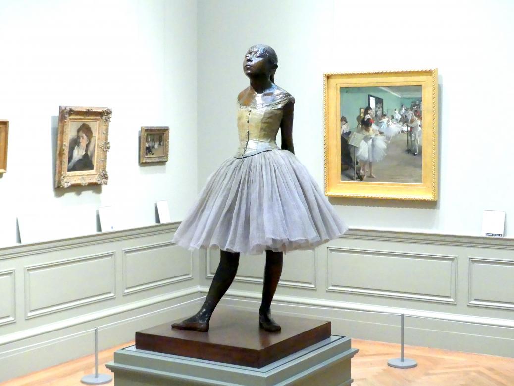 Edgar Degas (1855–1909), Kleine vierzehnjährige Tänzerin, New York, Metropolitan Museum of Art (Met), Saal 815, um 1880, Bild 2/9