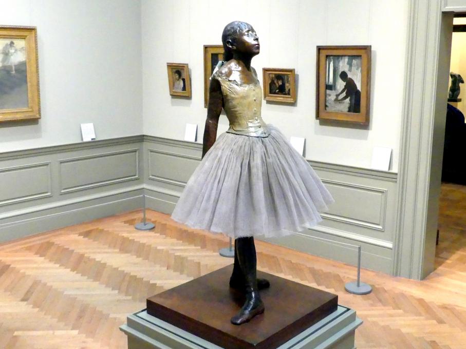 Edgar Degas (1855–1909), Kleine vierzehnjährige Tänzerin, New York, Metropolitan Museum of Art (Met), Saal 815, um 1880, Bild 3/9