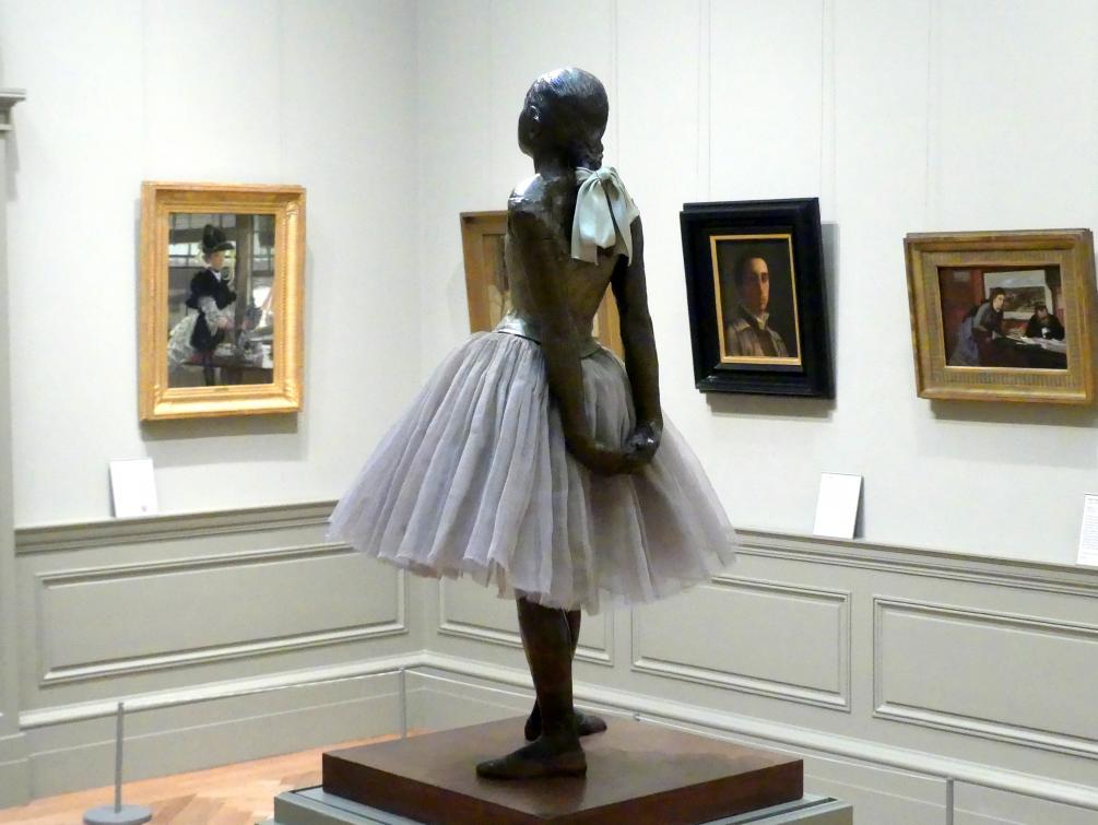 Edgar Degas (1855–1909), Kleine vierzehnjährige Tänzerin, New York, Metropolitan Museum of Art (Met), Saal 815, um 1880, Bild 5/9