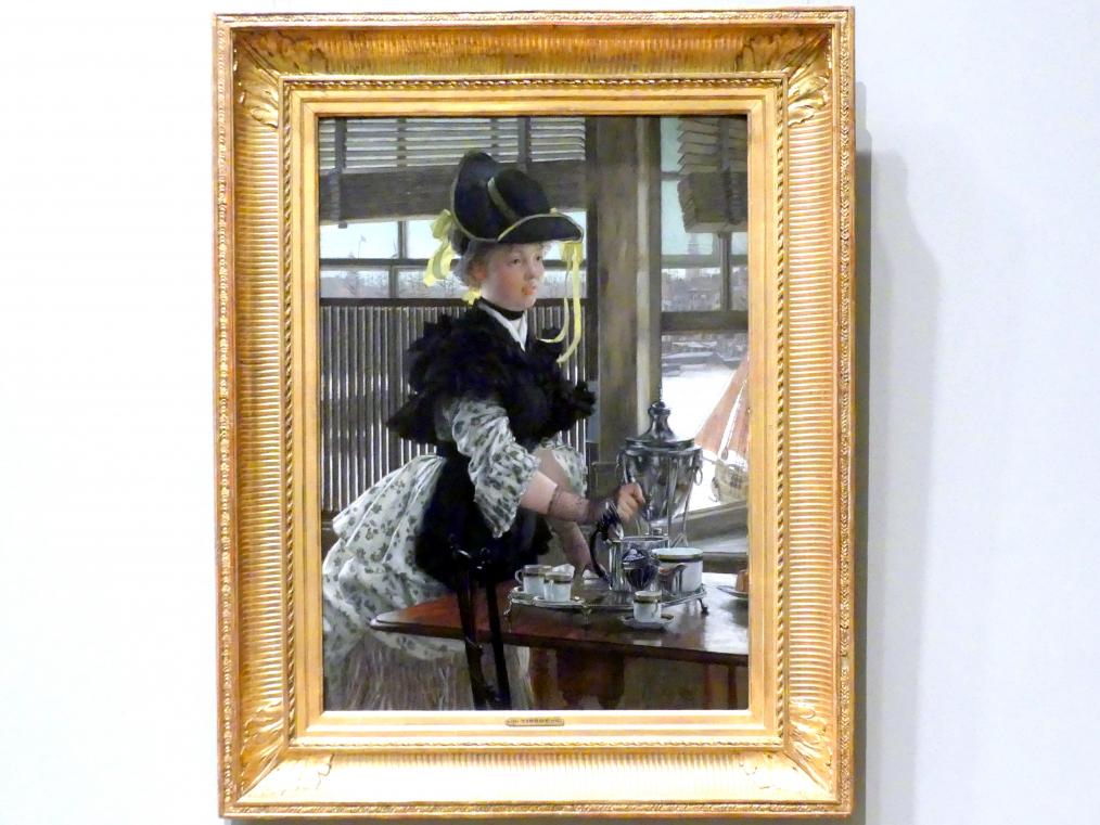 James Tissot (1860–1876), Beim Tee, New York, Metropolitan Museum of Art (Met), Saal 815, 1872