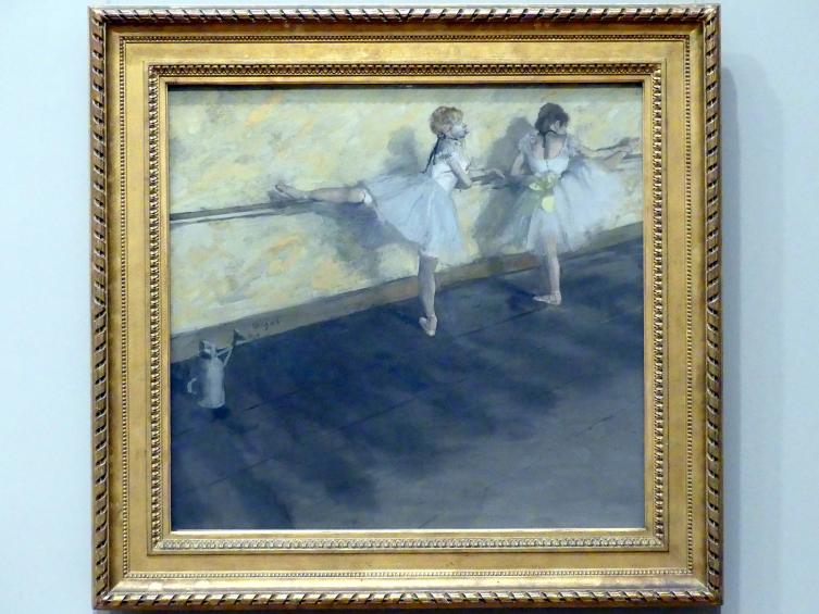 Edgar Degas (1855–1909), Tänzerinnen an der Stange, New York, Metropolitan Museum of Art (Met), Saal 815, 1877