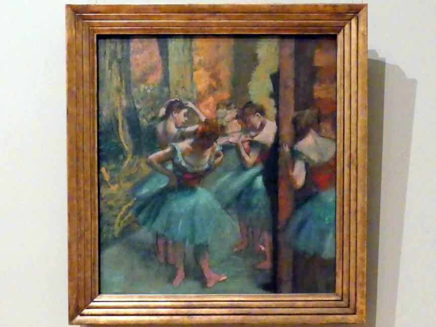 Edgar Degas (1855–1909), Tänzerinnen in Rosa und Grün, New York, Metropolitan Museum of Art (Met), Saal 816, um 1890