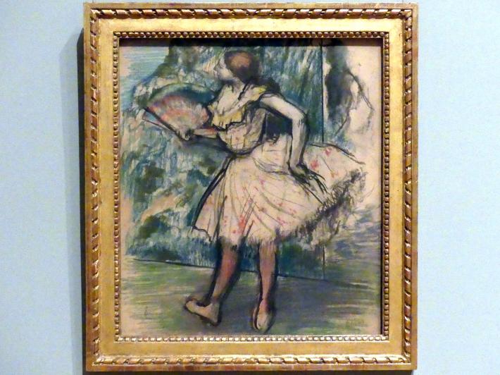 Edgar Degas (1855–1909), Tänzerin mit Fächer, New York, Metropolitan Museum of Art (Met), Saal 816, um 1890–1895, Bild 1/2