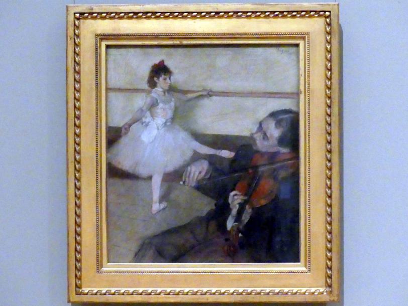Edgar Degas (1855–1909), Die Tanzstunde, New York, Metropolitan Museum of Art (Met), Saal 816, um 1879