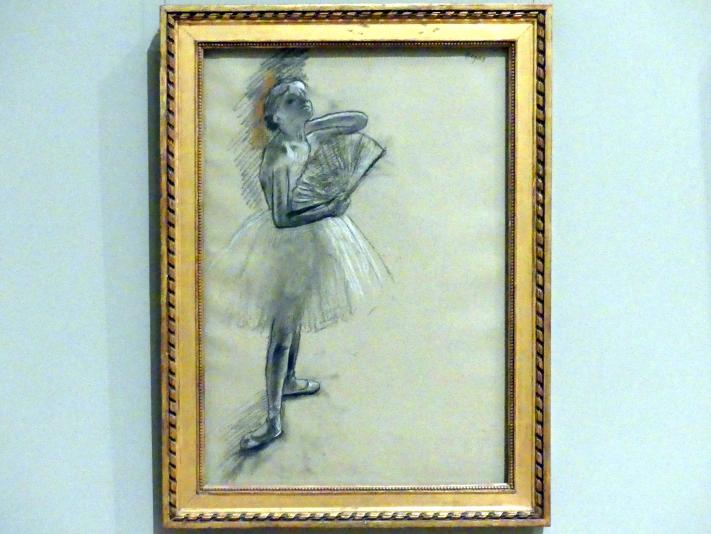 Edgar Degas (1855–1909), Tänzerin mit Fächer, New York, Metropolitan Museum of Art (Met), Saal 816, um 1880
