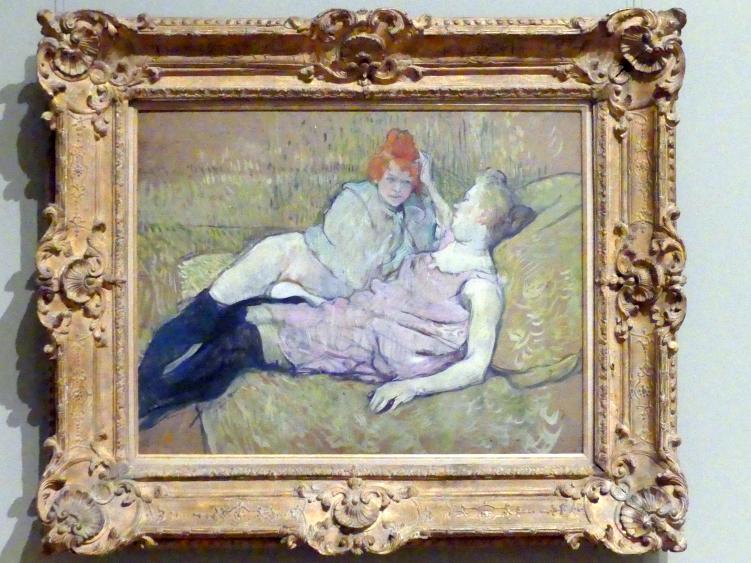 Henri de Toulouse-Lautrec (1880–1897), Das Sofa, New York, Metropolitan Museum of Art (Met), Saal 817, um 1894–1896