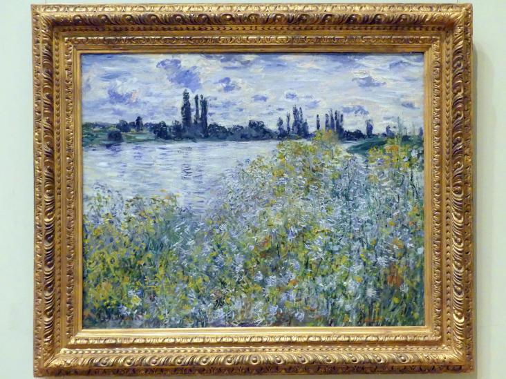 Claude Monet (1864–1925), Île aux Fleurs bei Vétheuil, New York, Metropolitan Museum of Art (Met), Saal 818, 1880, Bild 1/2