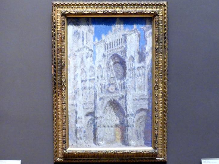 Claude Monet (1864–1925), Kathedrale von Rouen: Das Portal (Sonnenlicht), New York, Metropolitan Museum of Art (Met), Saal 819, 1894, Bild 1/2