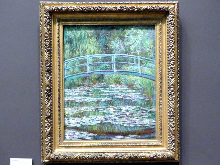 Claude Monet (1864–1925), Die japanische Brücke (The Water Lily Pond), New York, Metropolitan Museum of Art (Met), Saal 819, 1899