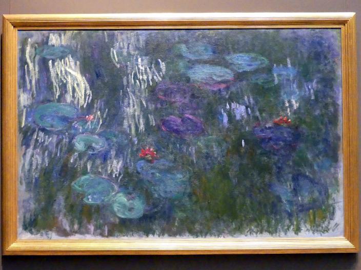 Claude Monet (1864–1925), Seerosen, New York, Metropolitan Museum of Art (Met), Saal 819, 1916–1919, Bild 1/2