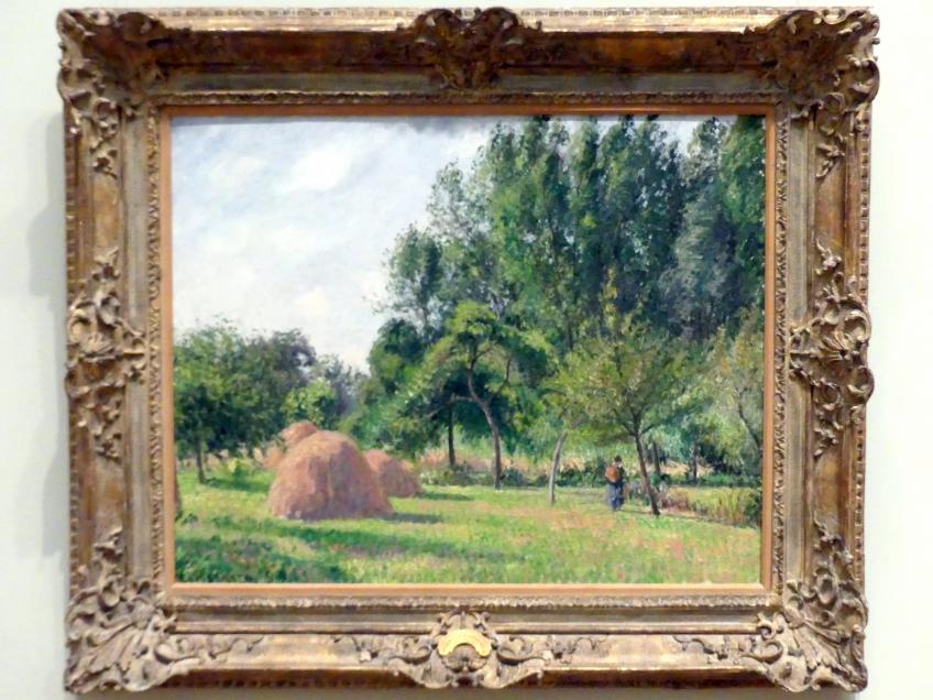 Camille Pissarro (1863–1903), Heuhaufen, Morgen, Éragny, New York, Metropolitan Museum of Art (Met), Saal 820, 1899
