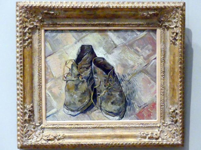 Vincent van Gogh (1882–1890), Schuhe, New York, Metropolitan Museum of Art (Met), Saal 822, 1888, Bild 1/2