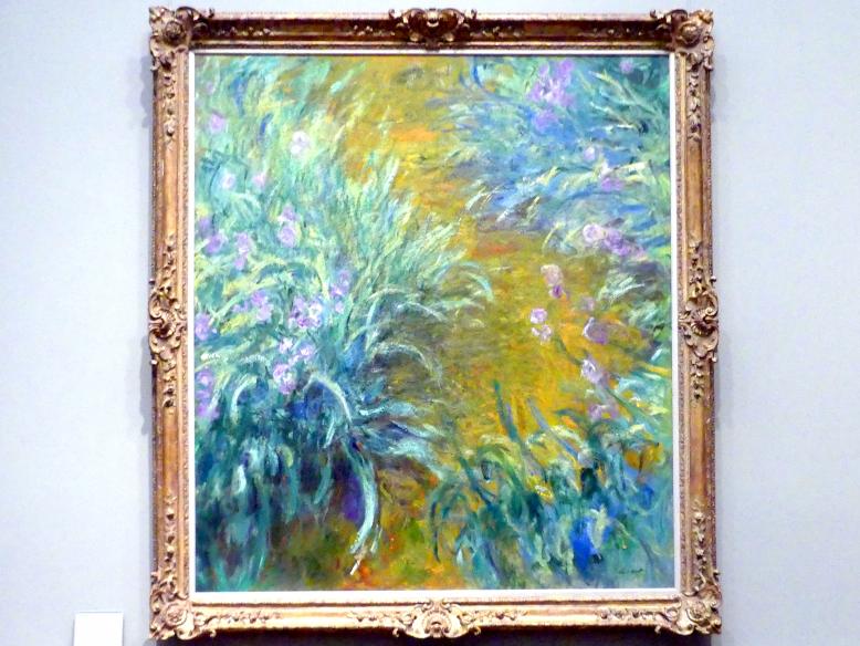 Claude Monet (1864–1925), Der Weg durch die Iris, New York, Metropolitan Museum of Art (Met), Saal 822, 1914–1917
