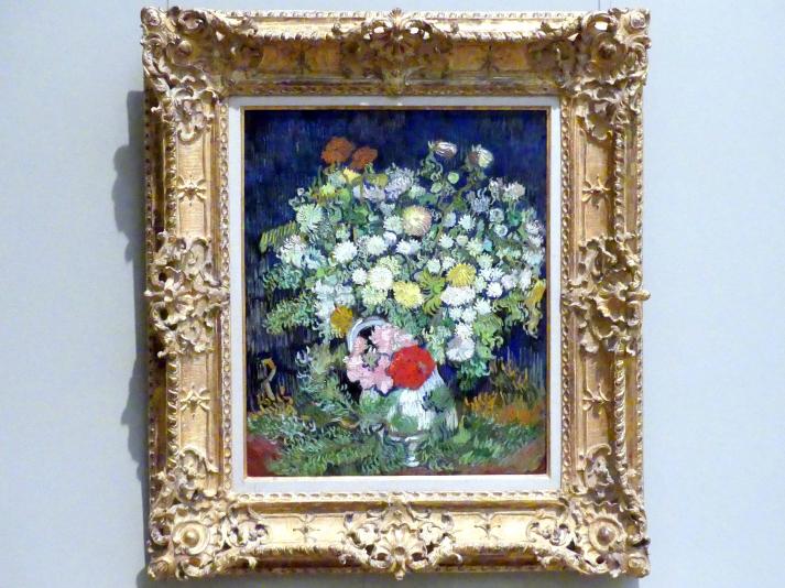Vincent van Gogh (1882–1890), Blumenstrauß in einer Vase, New York, Metropolitan Museum of Art (Met), Saal 822, 1890, Bild 1/2