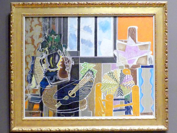 Georges Braque (1906–1956), Studio (Vase vor einem Fenster), New York, Metropolitan Museum of Art (Met), Saal 823, 1939