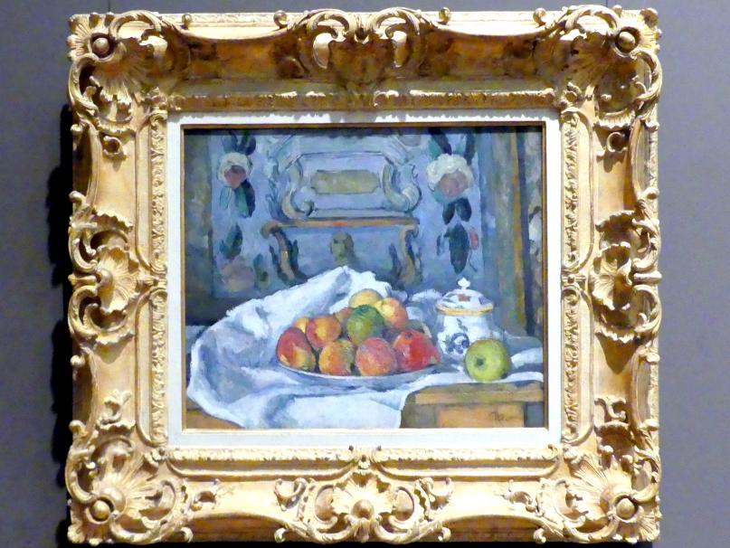 Paul Cézanne (1866–1906), Schale mit Äpfeln, New York, Metropolitan Museum of Art (Met), Saal 823, um 1876–1877