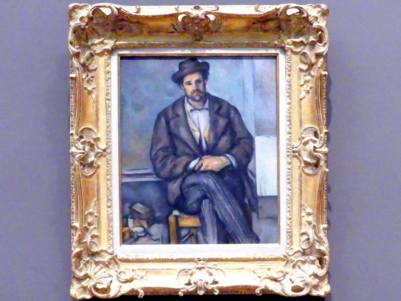 Paul Cézanne (1866–1906), Sitzender Bauer, New York, Metropolitan Museum of Art (Met), Saal 823, um 1892–1896