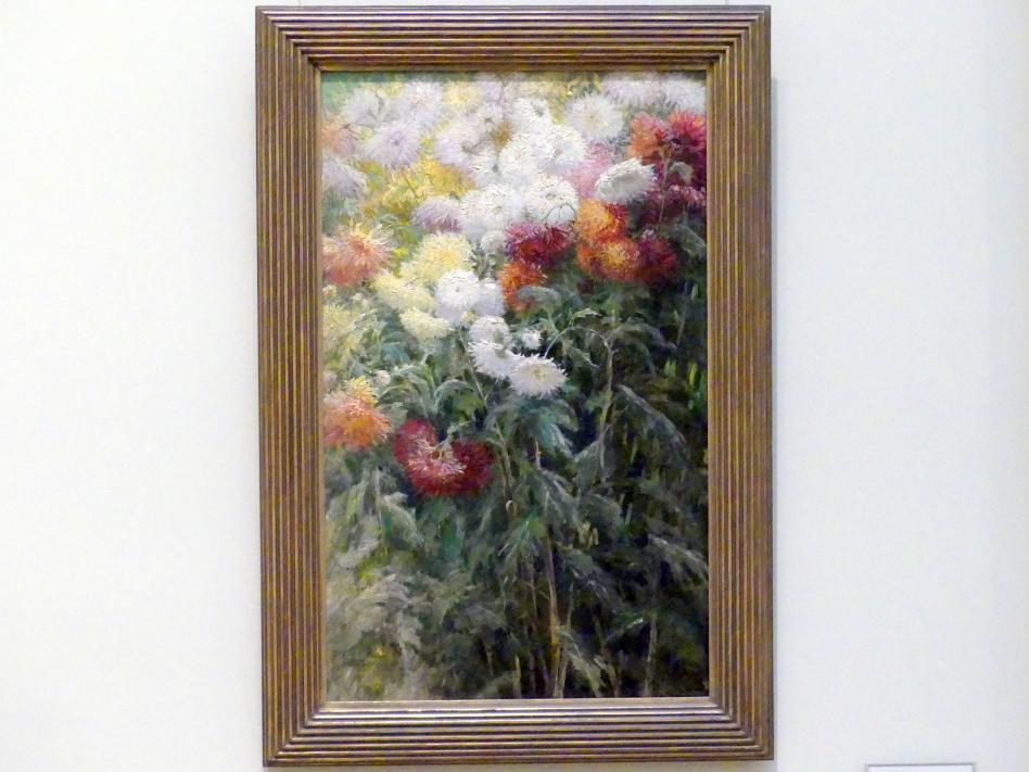 Gustave Caillebotte (1875–1893), Chrysanthemen im Garten von Petit-Gennevilliers, New York, Metropolitan Museum of Art (Met), Saal 824, 1893, Bild 1/2