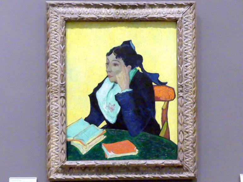 Vincent van Gogh (1882–1890), L'Arlésienne: Madame Joseph-Michel Ginoux (Marie Julien, 1848-1911), New York, Metropolitan Museum of Art (Met), Saal 825, 1888–1889