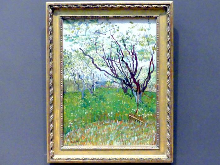 Vincent van Gogh (1882–1890), Blühender Obstgarten, New York, Metropolitan Museum of Art (Met), Saal 825, 1888, Bild 1/2