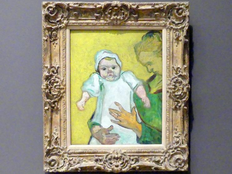 Vincent van Gogh (1882–1890), Madame Roulin und ihr Baby, New York, Metropolitan Museum of Art (Met), Saal 825, 1888