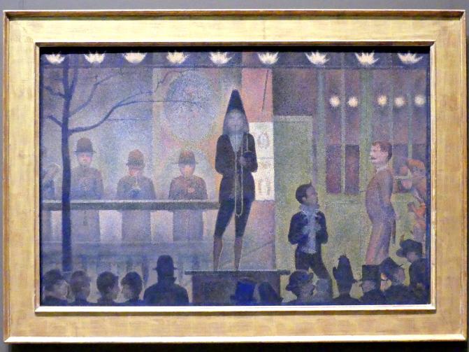 Georges Seurat (1879–1891), Die Zirkusparade, New York, Metropolitan Museum of Art (Met), Saal 825, 1887–1888, Bild 1/2