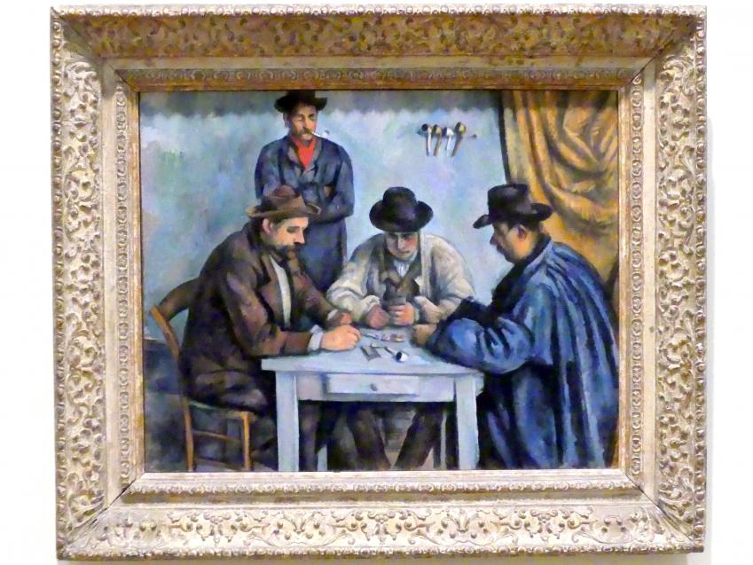 Paul Cézanne (1866–1906), Die Kartenspieler, New York, Metropolitan Museum of Art (Met), Saal 826, 1890–1892, Bild 1/2