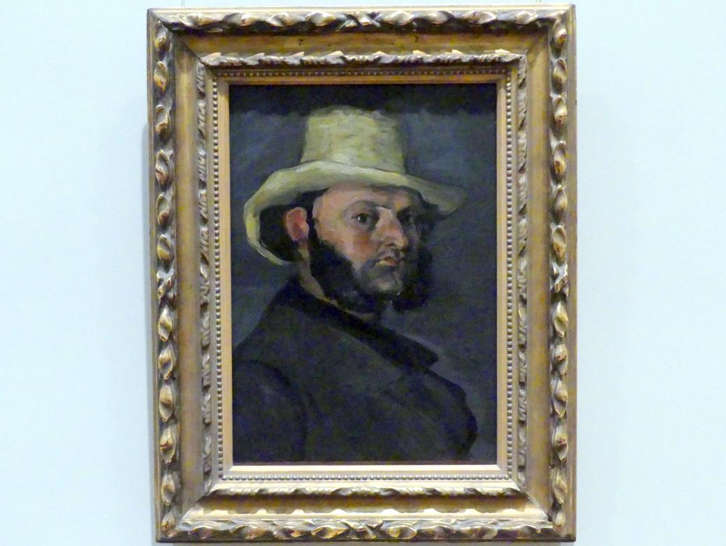 Paul Cézanne (1866–1906), Gustave Boyer (geb. 1840) in einem Strohhut, New York, Metropolitan Museum of Art (Met), Saal 826, 1870–1871