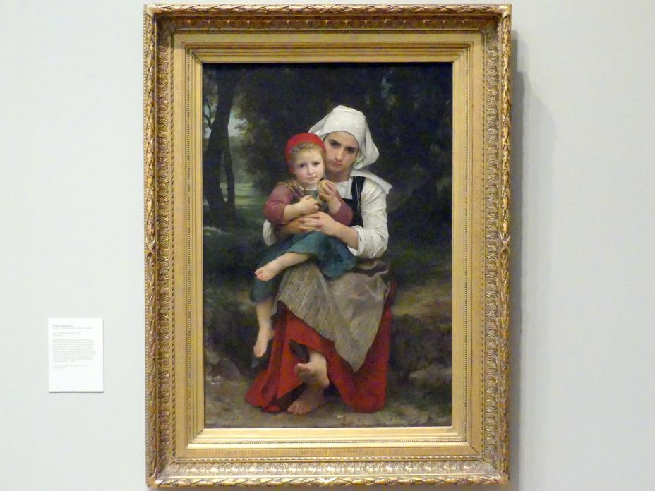 William Adolphe Bouguereau (1871), Bretonische Geschwister, New York, Metropolitan Museum of Art (Met), Saal 827, 1871, Bild 1/2