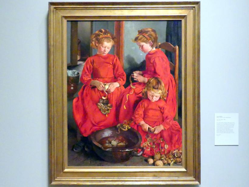 Léon Frédéric (1893–1896), Die drei Schwestern, New York, Metropolitan Museum of Art (Met), Saal 827, 1896, Bild 1/2