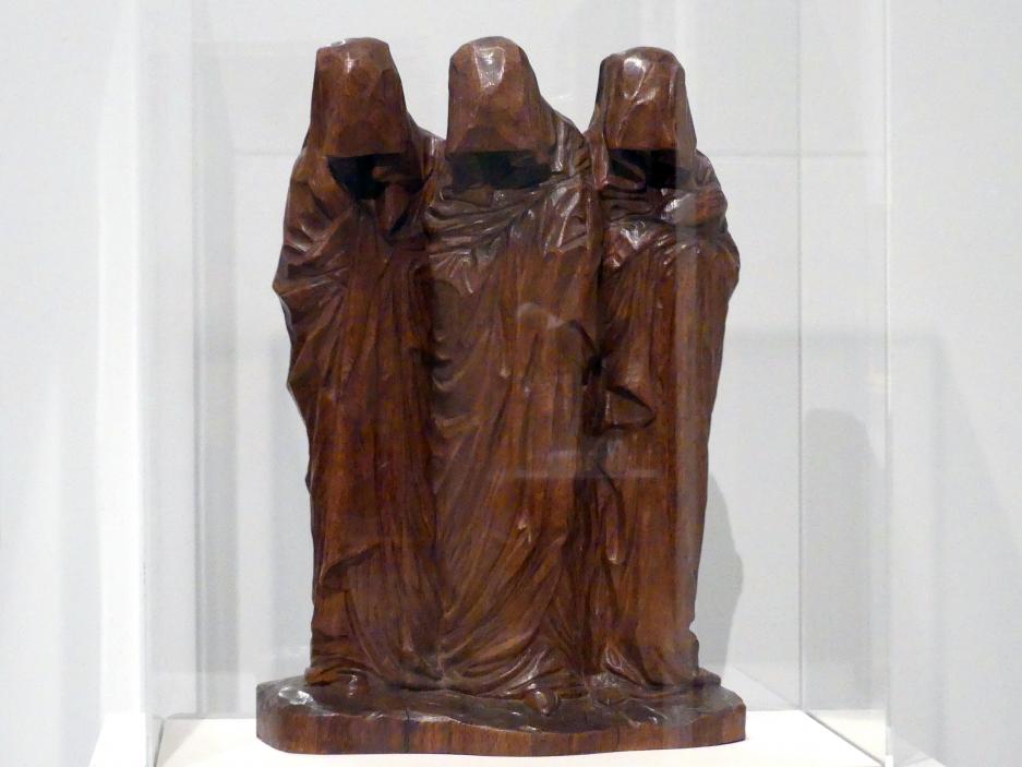 George Minne (1886–1901), Drei Heilige Frauen am Grab, New York, Metropolitan Museum of Art (Met), Saal 829, 1896, Bild 1/3