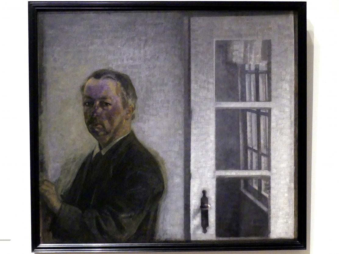 Vilhelm Hammershøi (1885–1912), Selbstporträt, New York, Metropolitan Museum of Art (Met), Saal 829, 1911