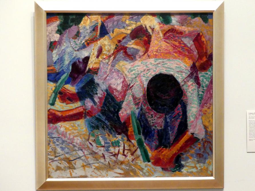 Umberto Boccioni (1910–1914), Die Bauarbeiter, New York, Metropolitan Museum of Art (Met), Saal 830, 1914, Bild 1/2