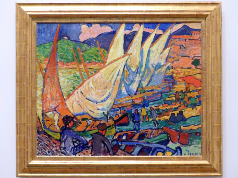 André Derain (1904–1944), Fischerboote, Collioure, New York, Metropolitan Museum of Art (Met), Saal 830, 1905