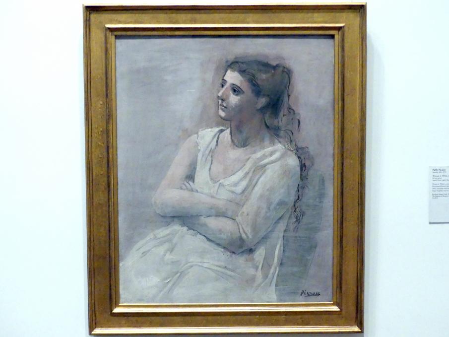 Pablo Picasso (1897–1972), Frau in Weiß, New York, Metropolitan Museum of Art (Met), Saal 830, 1923, Bild 1/2