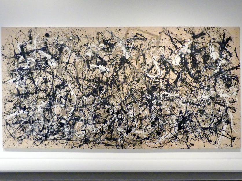 Jackson Pollock (1941–1953), Herbst Rhythmus (Nummer 30), New York, Metropolitan Museum of Art (Met), Saal 919, 1950, Bild 1/2