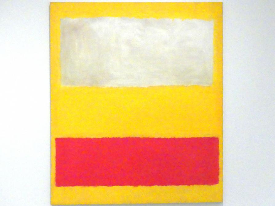 Mark Rothko (1944–1969), Nr. 13 (Weiß, Rot auf Gelb), New York, Metropolitan Museum of Art (Met), Saal 919, 1958