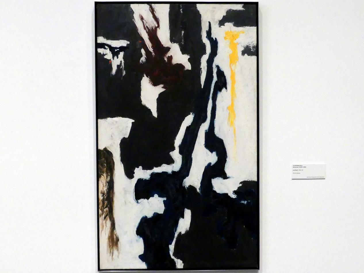 Clyfford Still (1944–1965), Ohne Titel, New York, Metropolitan Museum of Art (Met), Saal 920, 1946–1947